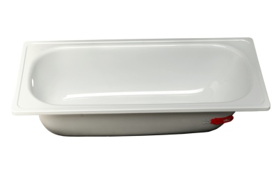 Ванна стальная ANTIKA белая орхидея 150x70 см, с ножками ВИЗ