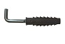 Дюбель с прямым крюком KRHP-10