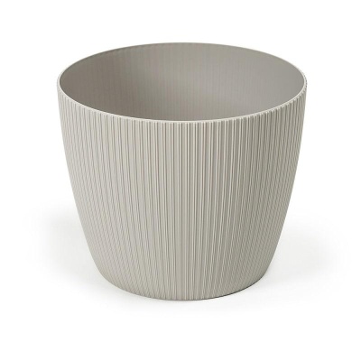 Кашпо для цветов пластмассовое темно серое 11x13,5 см Magnolia Jumper LA751-44 Lamela