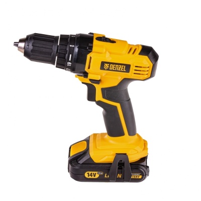 Дрель-шуруповерт аккумуляторная DENZEL CDL-IB-14-02