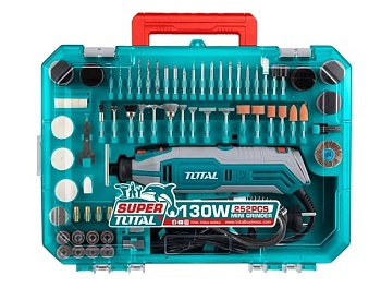 Гравер TOTAL 130Вт TG5133261 (251 предмет)