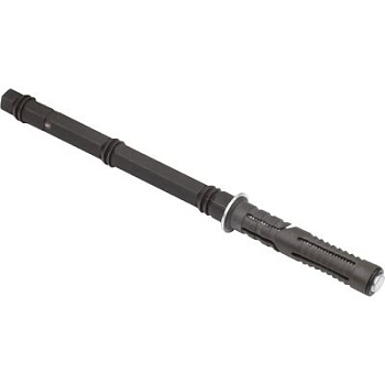 Полкодержатель врезной коричневый 10x100 мм, AKS 47539