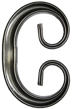 Кованый элемент фигурный 15x72x105 мм (01.500-С)