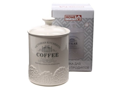 Банка для сыпучих продуктов керамическая 