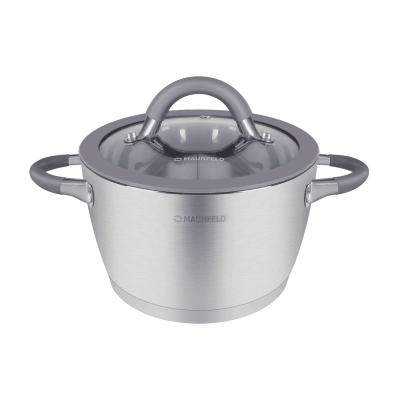 Кастрюля из нержавеющей стали 2,4л MAUNFELD LEONA MF30LN01CR