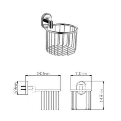 Держатель освежителя воздуха Wisent WP2802-3