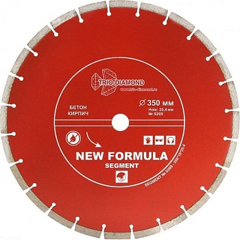 Диск алмазный 350х25,4мм Segment, TRIO-DIAMOND