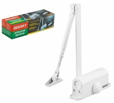 Доводчик дверной гидравлический 35020-80 белый ВОЛАТ