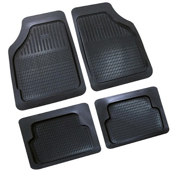 Коврики универсальные черные 4шт. Bottari Eskimo