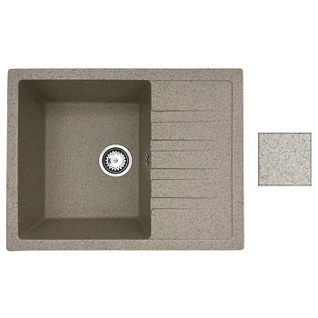 Мойка из искусственного камня, темно-бежевый, Vega, BelEvors