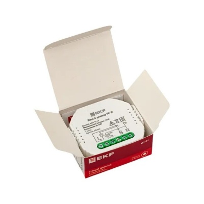 Умный диммер Wi-Fi Connect одноканальный в подрозетник EKF SDSH-1G-WF