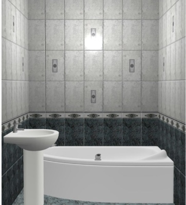 Декор керамический Цезарь 250х400мм 342571 М-Квадрат