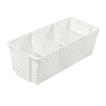 Органайзер прямоугольный с перегородками 3л Лофт, цвет белый, Виолет 452006