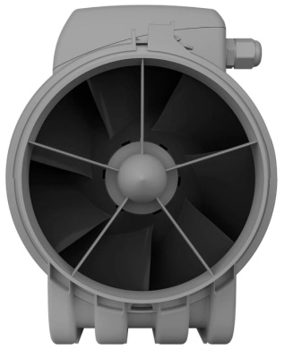 Вентилятор канальный TYPHOON d125 мм двухскоростной ERA PRO