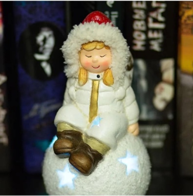 Керамическая фигурка "Домик" 9x8x16 см 2xLR44 NEON-NIGHT