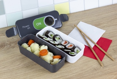 Контейнер для обеда "кофе" (0,5+0,5л) М1233 IDEA