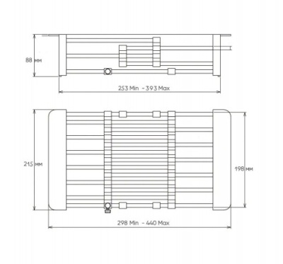 Мойка кухонная PROMO WS-35044BD+GER013 с сифоном, дозатором и коландером Wisent