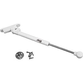 Подъёмник газовый с амортизатором 80N белый, AKS PLUS 63006