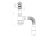 Сифон для умывальника 1 1/4''х40/50 c гибкой трубкой AV Engineering AVE129747