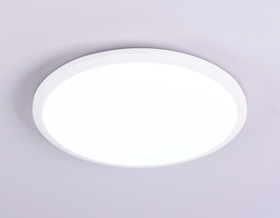 Светильник потолочный FZ1231 WH белый IP44 42Вт 6400K D370x55 мм, Ambrella light