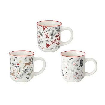 Кружка фарфоровая Новогодняя 200 мл Belbohemia Q75991070