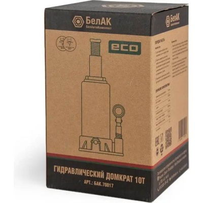 Домкрат гидравлический ECO 10т БелАК БАК.70017