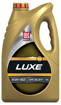 Масло моторное полусинтетическое Лукойл Люкс 5W40 SL/CF 4 л