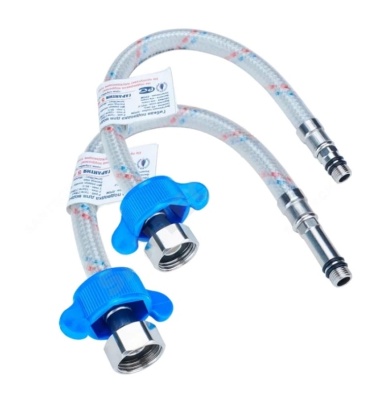 Подводка гибкая для воды 70 см НЕЙЛОН М10-1/2