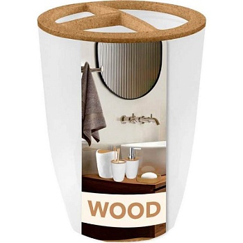 Стакан для зубной щетки и пасты Wood Keeplex KL500510624