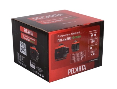 Нивелир лазерный РЕСАНТА ПЛ-4Х360 Green