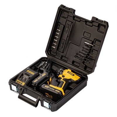 Дрель-шуруповерт аккумуляторная DENZEL CDL-IB-14-02