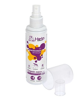 Спрей-лосьон от ЛЕТАЮЩИХ НАСЕКОМЫХ усиленный 125 мл HELP