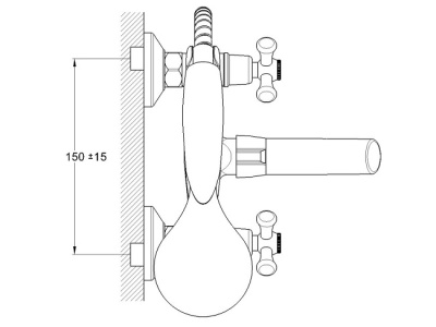 Смеситель для ванны и душа EC0621 ECONOCE