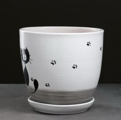Горшок керамический Котофей