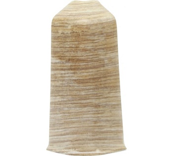 Угол наружный для плинтуса 80 мм 308 Дуб Ириска, WINART