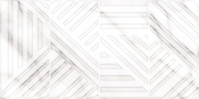 Плитка для стен Moonlight белый рельеф 17573 298x598мм CERSANIT