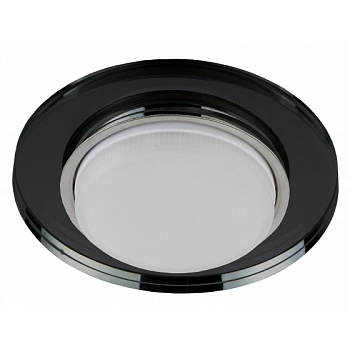 Светильник точечный под лампу Gx53, ЭРА DK80 BK