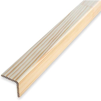 Угол деревянный гладкий 60x60x2500 мм