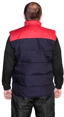 Жилет утепленный синий/красный SIERRA р-р.XL 