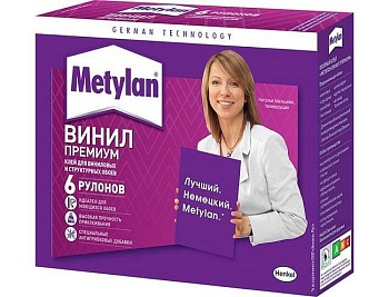 Клей обойный Metylan винил премиум без индикатора 200г