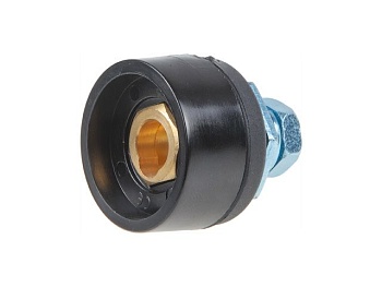 Разъем сварочный панельный 10-25 мм2 DX25, Solaris WA-2475 (мама)