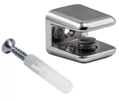 Полкодержатель для стекла 8-10мм AK104 хром AKS