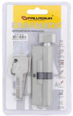 Цилиндровый механизм ZN 90 C BK SN Palladium