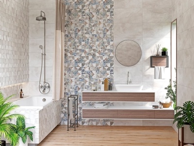 Декор керамический Aura W M/STR 310x610мм ALLORE