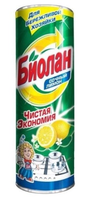 Средство чистящее Биолан 400г Сочный Лимон