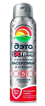 Аэрозоль от всех летающих кровососущих насекомых и клещей 150 мл ДЭТА 66710734