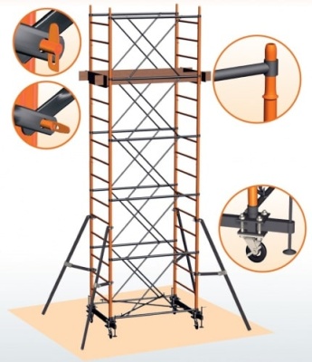Базовый блок вышки-тура ВЕКТОР (1.2x2.0м 1.4м)