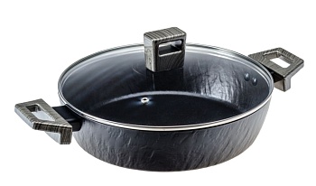 ЖАРОВНЯ алюминиевая Rockstone с антипригарным покрытием с крышкой 3 л/26 см (арт. BB102473, код 288632)