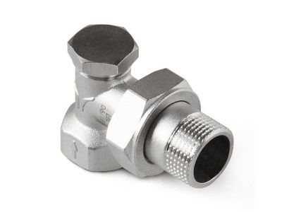 Клапан угловой запорно-регулируемый 3/4