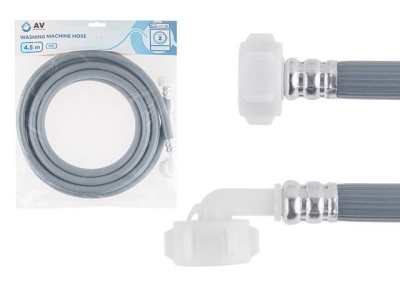 Шланг заливной для стиральной машины 4,5 м, ПВХ, AV Engineering AVE3303450